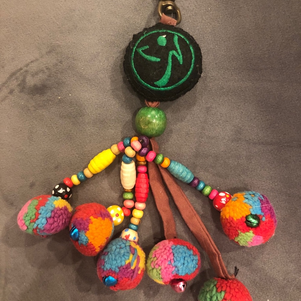 Colorful Zumba keychain